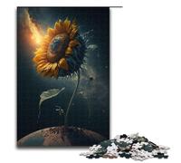 1000Piece Jigsaw Universe Sunflower Puzzles Wooden Puzzles Educational Games Home Decoration 75x50cm