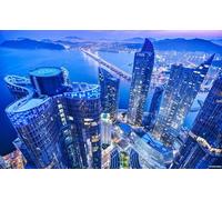 1000piece paper puzzle Busan Korea gift decoration gift 38x26cm