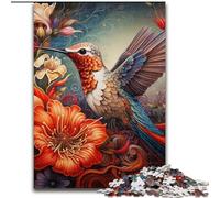1000Piece Puzzle Colorful Art Hummingbird Impossible Jigsaw Puzzles for Adults for Birthdays, Holidays, And Special Occasions (Size 26x38 cm)