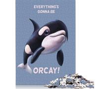 1000Pieces Jigsaw Everythings Gonna Be Orcay Square Puzzles for Adults & Wooden Puzzles Home Decoration Puzzle 1000pcs (75x50cm)