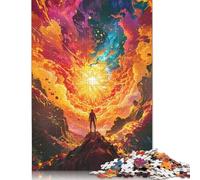 1000Pieces Jigsaw Galactic Awakening Square Puzzles for Adults & Wooden Puzzles Home Decoration Puzzle 1000pcs (75x50cm)