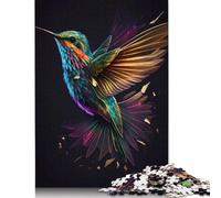 1000Pieces Jigsaw Hummingbird Bird Square Puzzles for Adults & Wooden Puzzles Home Decoration Puzzle 1000pcs (75x50cm)