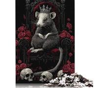 1000Pieces Jigsaw Opossum King on Thronere Square Puzzles for Adults & Wooden Puzzles Home Decoration Puzzle 1000pcs (75x50cm)