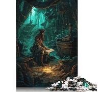 1000Pieces Jigsaw Solitary Pirates Legacy Square Puzzles for Adults & Paper Puzzles Home Decoration Puzzle 1000pcs (38x26cm)