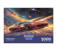 1000Pieces Jigsaw Supercar Galaxy Square Puzzles for Adults & Wooden Puzzles Home Decoration Puzzle 1000pcs (75x50cm)