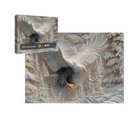 1000Pieces Monochrome Puzzle for Adults Serener Forests Landscape Artwork with Precisions Cut Interlinking Design Woodlands Scene Puzzle