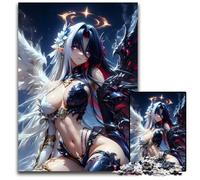 1000Pieces Puzzle Gifts Angel And Demon Hybrid Challenging Puzzles Ideal for Lover Perfect Christmas New Year Valentine's Gift 1000 PCS(38x26cm)