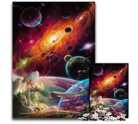 1000Pieces Puzzle Gifts Galactic Anime Odyssey Challenging Puzzles Ideal for Lover Perfect Christmas New Year Valentine's Gift 1000 PCS(75x50cm)