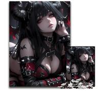 1000Pieces Puzzle Gifts Sexy Anime Demon Girl Challenging Puzzles Ideal for Lover Perfect Christmas New Year Valentine's Gift 1000 PCS(38x26cm)