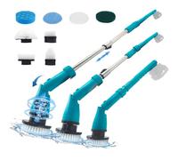 1000RPM Electric Spin Scrubber Compatible With Makita 18V Battery, IPX5 Cordless Power Spin Brush Scrubber with 8 Brushes,3-Speed, 0-45° Adjustable Head,For Car/Bathroom/Shower/Floor(Tool Only)