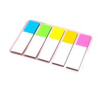 1000Sheets Colored PET Label Adhesive Notes Writable Label Repositionable Book Markers for Book Journal Planner Notebook Labels for Notebooks