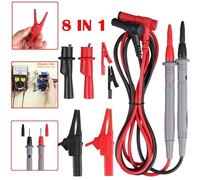 1000V 10A Probe Test Kit For Alligator Glass Nylon 1000V 10A Mini for Alligator Clips 60V Max Jaw Opening 8.5 mm.Approx Safety for Clip1000V