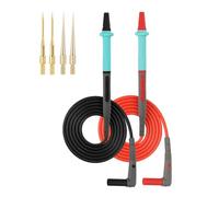 1000V Multimeter Leads Probes with Replaceable Fine 20A 4pcs Interchangeable Steel Needle Tip for Precise Testing Multimeter Leads