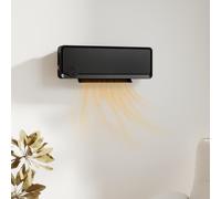 1000W/2000W Wall Downflow Heater 10-49°C Temperature w/ Timer Remote LED Screen