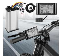 1000W 40A Brushless Motor Controller Kit with IP65 Waterproof LCD Display, Multi-Function E-Bike Speed Controller for Electric Bicycles & Scooters, Easy Installation, Universal Fit