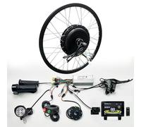 1000W 48V Electric Bike Conversion Kit - 20 Inch Rear or Front Wheel E-Bike Motor Kit Wheels with LCD Display/Speed Control - DIY Bicycle to Electric Bike Upgrade(Rear,48v/18Ah/60-65km)