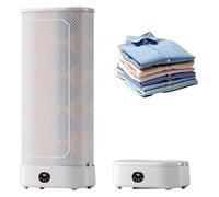 1000W Automatic Folding Machine Vertical Clothes Steamer Iron Intelligent Steam Dryer with Remote Control and 360° Quick Drying System for Clothes and Fabrics(Ironing Help)