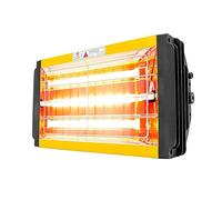 1000W Car Paint Curing Drying Lamp Car Body Infrared Paint Lamp Handheld Halogen Heater Light Shortwave Infrared Lamp(Yellow(SC-001-Y))