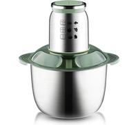 1000W Chop Chopper, 5L Stainless steel bowl, 2 Speeds, Quad Blade System, Food Processor for Chop meat, vegetables and fruits,A