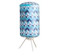 1000W Clothes Dryer,Electric Dryer Machine,360° Circulating Hot Air,Load Capacity up to 10kg,With 180 Minutes Timer,Suitable For All Fabrics,150 x 63.5CM,Blue