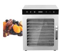 1000W Commercial Freeze Dryer, 12-Layer Food Dehydrator with Timer 0-24H, Adjustable Temp 86℉-194℉, Electric Fruit, Vegetable, Meat, Seafood Drying Machine