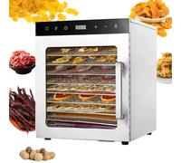 1000W Commercial Freeze Dryer, Food Dehydrator, 10Layers Food Dehydrator, Temperature 86℉~194℉, Timing 0-24 H, Electric Drying Fruits Machine for Vegetables, Meat, Seafood