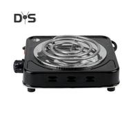 1000W Countertop Single Coiled Burner Electric Hot Plate Overheating Protection Easy to Clean Portable Electric Single Burner