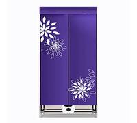 1000w Electric Clothes Dryer, Portable Dryer For Apartments, Dryer Machine Rack Wardrobe With Timer, Portable Dryer Machine With Casters, High Capacity Hanger Dryer Low Noise Double Layer Dryer