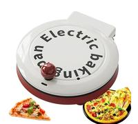 1000W Electric Pizza Maker, 8 Inch /23cm Electric Baking Pan, Double Sided Heating, 4-in-1 Portable Indoor Oven for Pizza, Pancakes, Crepe and Omelette, Fried, Baked