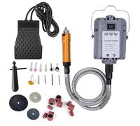 1000W Flex Shaft Rotary Tool, 30000rpm Electric Hanging Grinder Carver | Mini Rotary Tool With Foot Pedal Control, Metalworking Jewelry Tool Repair Kit For DIY, Craft, Buffing, Sanding