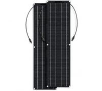1000W Flexible Solar Panel Kit, 2 x 500W Monocrystalline ETFE, 40A | Ultra-thin 12V/24V solar panels with reinforced mounting points, low-light performance and a 40A charge controller.