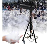 1000W Foam Machine for Large Stage, Adjustable Angle Stage Effect Jet Foam Machine for Summer Party Outdoor Kids, 6-10M Distance/80㎡ Area