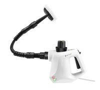 1000W Hand Held Steam Cleaner, 7 Accessories Carpet Furniture Cleaner Machine, Multi-Surface Chemical-Free Steamer for Home Upholstery Kitchen Bathroom Car