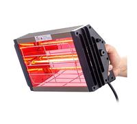 1000W Handheld Portable Infrared Paint Curing Lamp Short-Wave Infrared Paint Heating Lamp for Indoor Use(Rose Gold(SC-001))