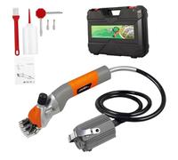 1000W Hanging Electric Wool Shears, Heavy Duty Electric Sheep Shears, 13-Tooth High Carbon Steel Blade, 2800r/min, Wrench, Spare Brushes & Storage Box,Orange