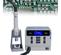 1000W Hot Air Gun Soldering Station, Rework Station, Hot Air with Intelligent Digital DisplayRework Station, 4pcs nozzles Ideal for Mobile Phone PCB Chip Welding Repair