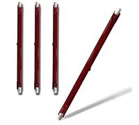 1000W Infrared Heat Bulb Dimmable, 254mm R7S Quartz Heating Halogen Bulb, 1000lm, AC 220V Ruby Heater Lamp for Heatmaster U3, No Flicker, 360° Beam Angle,254mm,1300W 4 Packs