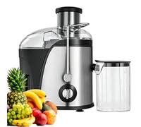1000W Juicer Machines, Juicers for Whole Fruit and Vegetables, Centrifugal Juicer Machine with 2 Speeds, 3-Inch Wide Mouth Feed Chute, Stainless Steel Juice Extractor, Easy Clean