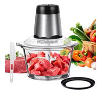 1000W Mini Food Processor ,2L Glass Bowl, 4 Blades