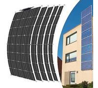 1000W Off Grid Solar Kit with 2X 200W Flexible Solar Panels and 40A Controller for 12V Battery Power Charging for Boat, Car, Motorhome, Home, Shed