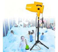 1000W Party Foam Machine, Bubble Cannon, Stable Vertical Design, Spraying Distance 6-8 M/19.7-26.2 Ft, Dense Foams Maker For Gatherings, Celebrations & Par(Yellow)