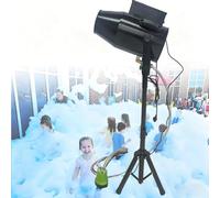 1000W Party Foam Machine, Bubble Cannon, Stable Vertical Design, Spraying Distance 6-8 M/19.7-26.2 Ft, Dense Foams Maker For Gatherings, Celebrations & Par(Black)