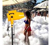 1000W Party Foam Machine, Pool Water Toys, Spraying Distance 6-8 M/19.7-26.2 Ft, Outdoor Summer Pool Party Water Toys For Birthdays Hoilday Celebrations And Backyard Event(Yellow)