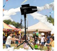 1000W Party Foam Machine, Summer Pool Water Toys For Kids & Adults, Bubble Machine, Dense Foams Maker For Gatherings, Backyard, Celebrations & Party, Continuous Foams Output(Black)