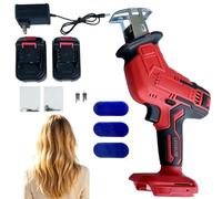 1000w Semi-Automatic Wig Braider, Electric Wig Making Machine, hairpiece Sewing Inject Machine, Handheld Pu Simulation Hair Transplant Tool for Salon, Synthetic Hair Tool w/2 Rechargeable Cells