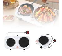 1000W Single Hot Plate Electric Countertop Stove 6 Inch with 5 Level Temperature Control & Stainless Steel Base, Easy Clean Portable Cooktop Burner for Cooking & Camping