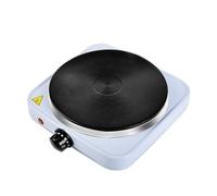 1000W Single Hot Plate Precise Table Top Cooking - Cast Iron Heating Plate - Portable Electric Hob Single Burner with Adjustable Thermostat for Home Kitchen Camping & Caravan Cooking, Compact