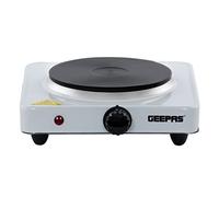 1000W Single Hot Plate Precise Table Top Cooking, Portable Electric Hob Single Burner with Adjustable Thermostat for Home Kitchen Camping & Caravan Cooking, Compact