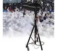 1000W Stage Large Spray Foam Machine, Stage Jet Foam Making Effect Machine, 6-10M Distance/80㎡ Area, Foam Snow Maker for Party, Outdoor, Summer Swimming Pool