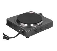 1000W Stainless Steel Portable Single Burner Hotplate with 1-5 Gear Heating, 90cm Cable, Compact & Electric Cooktop for Home & Office Use